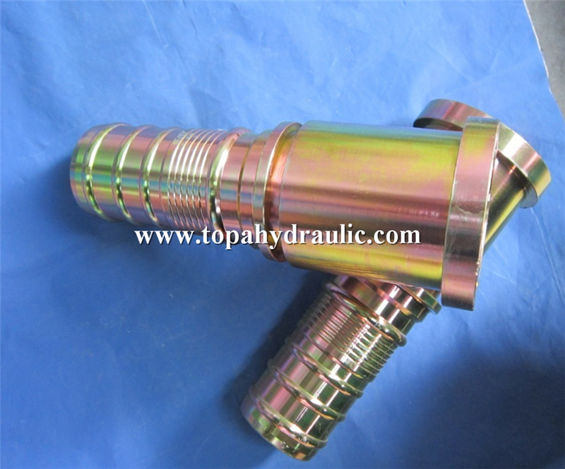China Manufacturer for Bsp Reducer - Braided air line high pressure brass hose fittings –  Topa