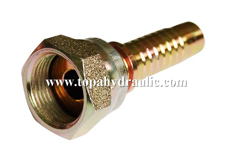 Suction hose splitter compression tube fitting
