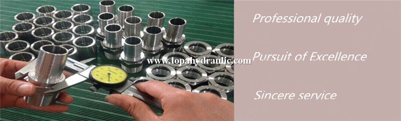 pilot operated threaded hydraulic fitting pipe