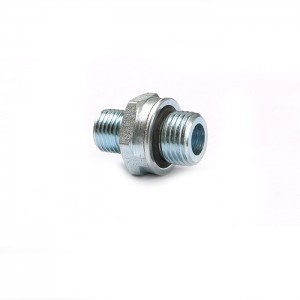 Stainless Steel Elbow Metric Thread With Oring To Male Bsp Straight Pipe Fittings