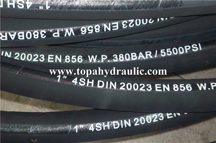 steel reinforced parker mining hydraulic hose