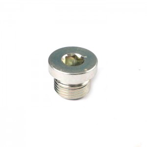 4BN Stainless Steel Brass 1/8 Bsp Threaded Male Pipe Fittings Hydraulic Plug