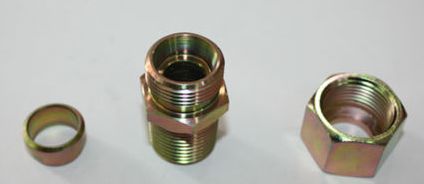 Rubber plug air hose fittings and adapters