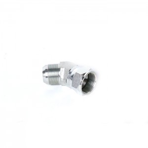 2J Oil Ptfe Jic Female Fitting To Male 74° Seat Hydraulic Adapter With High Pressure