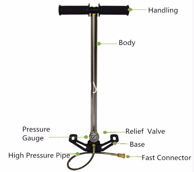 Inflator manual Air Rifle Pump hand pcp pump