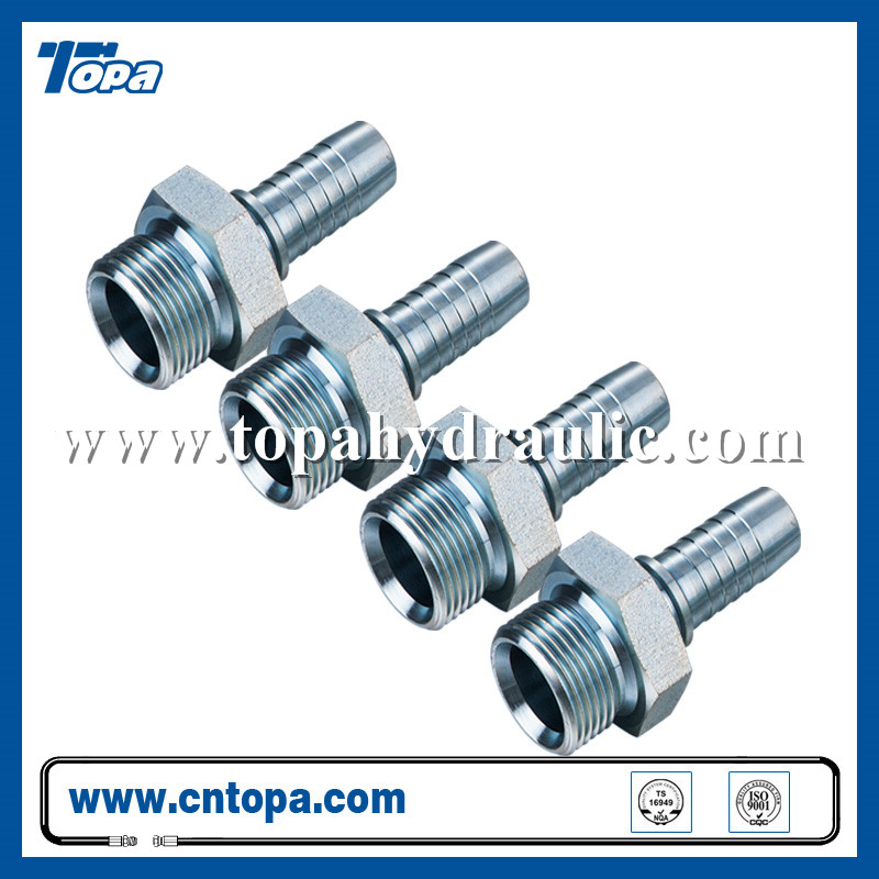 Hydraulic coupling faucet to hose adapter parker fittings