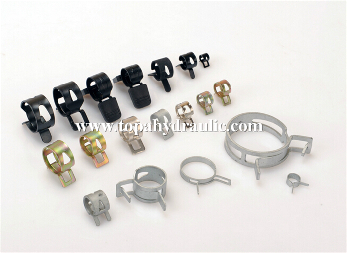 New Arrival China Wire Hose Clamp - Rubber stringing high pressure clip pipe clamp 3/4 –  Topa