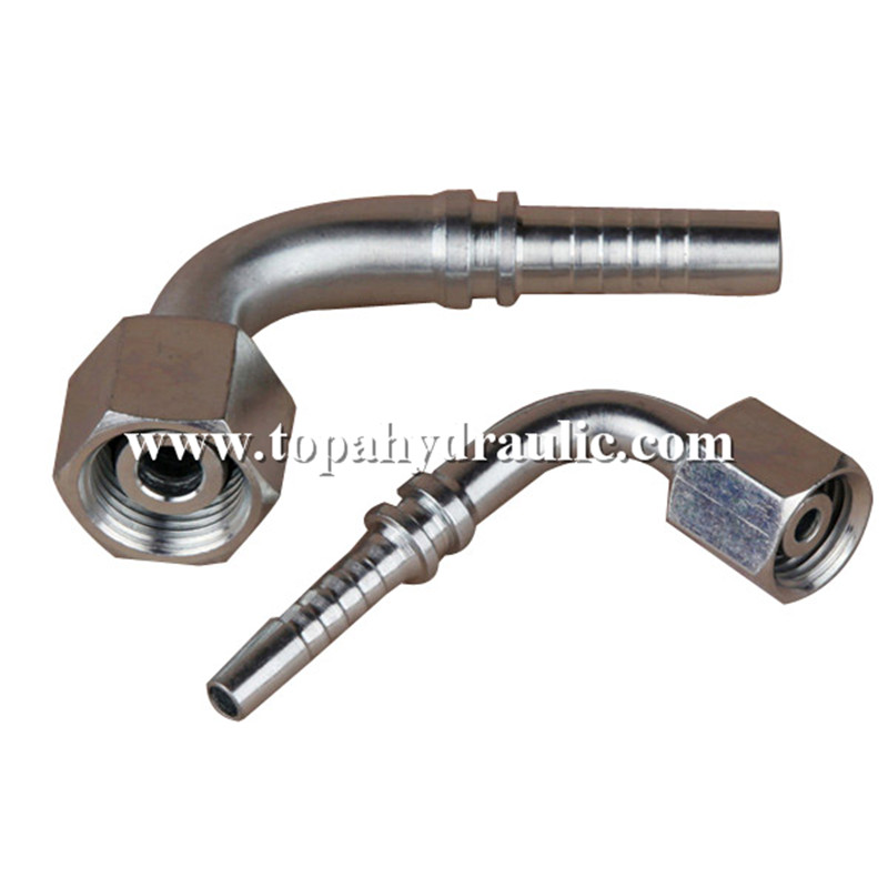 An hydraulic hose brass pipe aluminum pipe fitting