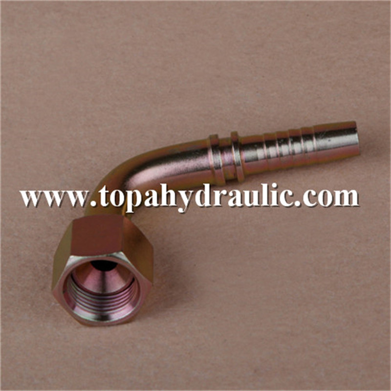 Hydraulic line oil hose connector fitting