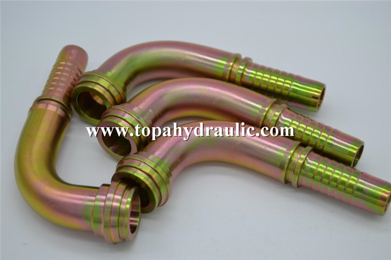Metric hydraulic pneumatic hose brass parker fittings