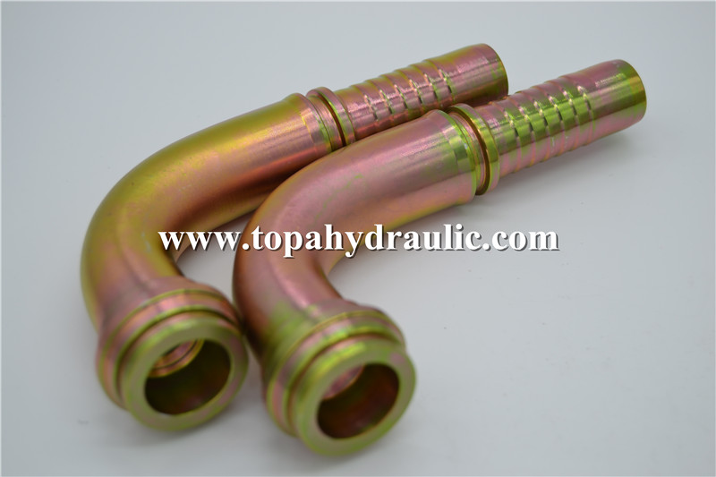 Metric hydraulic pneumatic hose brass parker fittings