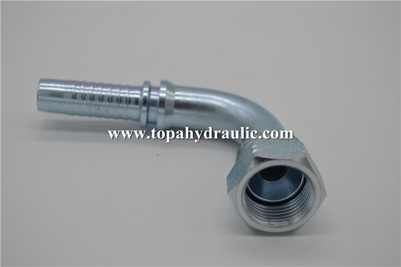 Hydraulic hose crimp tri clover metric tube fittings