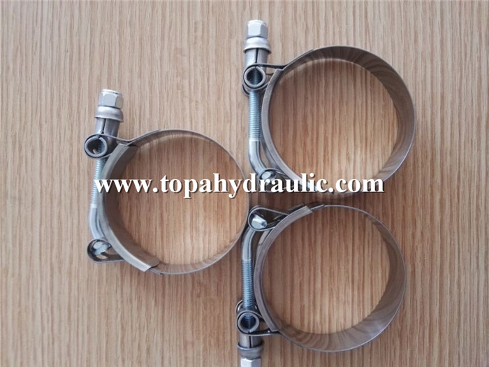 Extra wide circular ring lined hose clamps