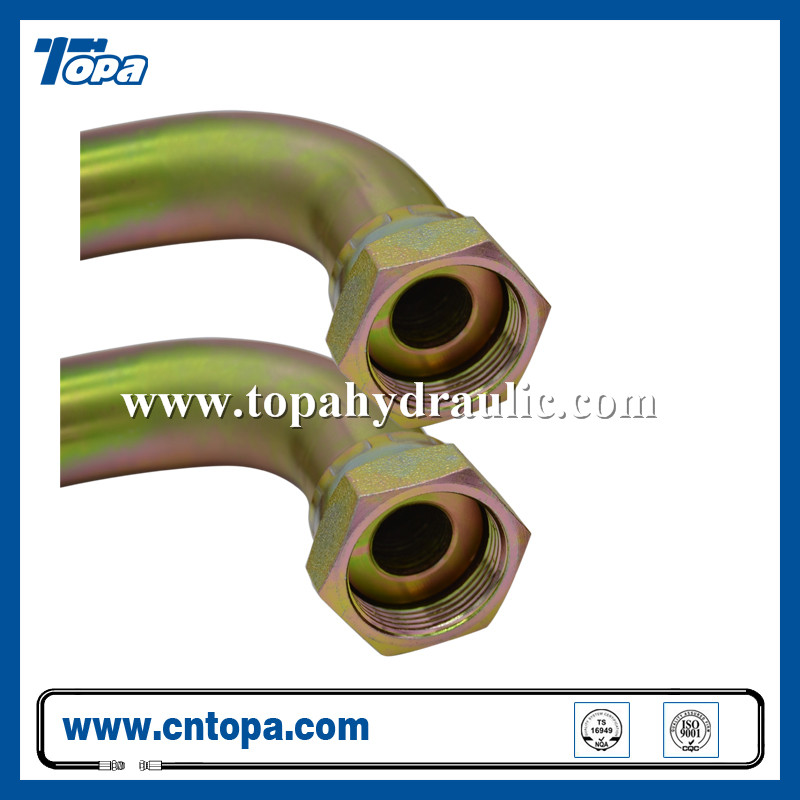 komatsu flare hydraulic metric flexible hose fittings