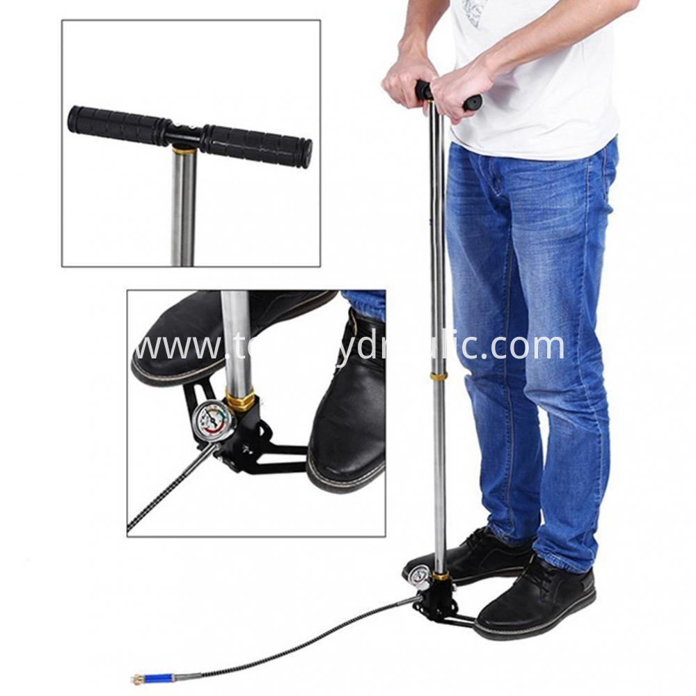 Air gun high pressure spring pcp hand pump