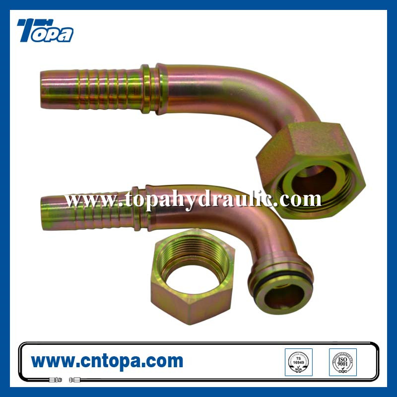 flexible hose parker cylinder aeroquip hydraulic fittings