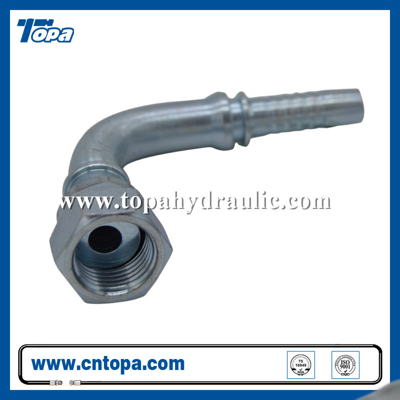 pressure aluminum swivel hose hydraulic barb fittings