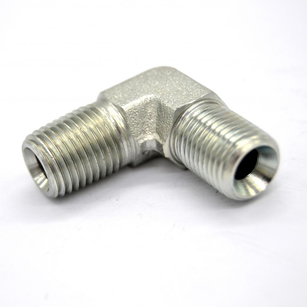 Steel high pressure threads male hose hydraulic connectors