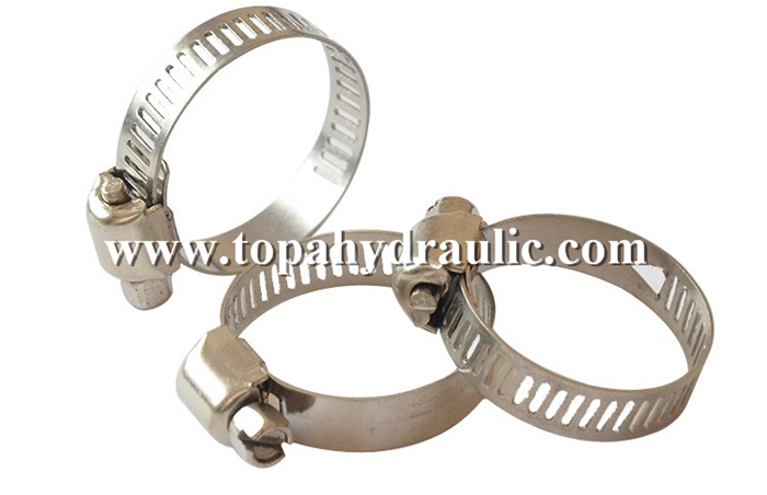 stainless steel hydraulic pipe American hose clamp