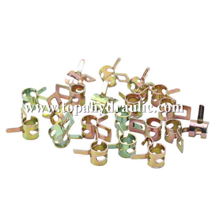 Spring lifting pipe repair stainless steel hose clamps