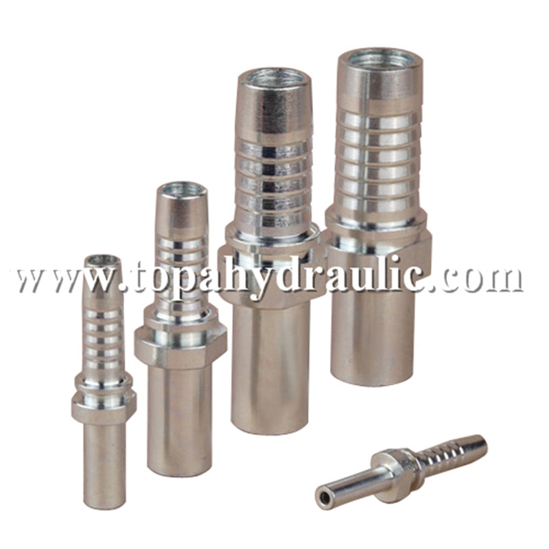 Hydraulic hose valves push to quick connect fittings