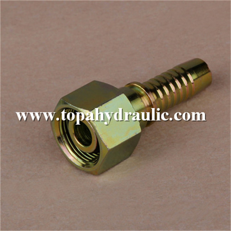 20411 steel hose bobcat hydraulic swivel brass fittings