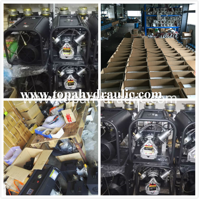 High pressure pump electric compressor