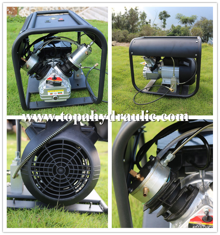 Mobile electric pcp high pressure compressor