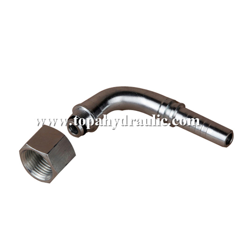 Hose connectors metric flat faced hydraulic fittings