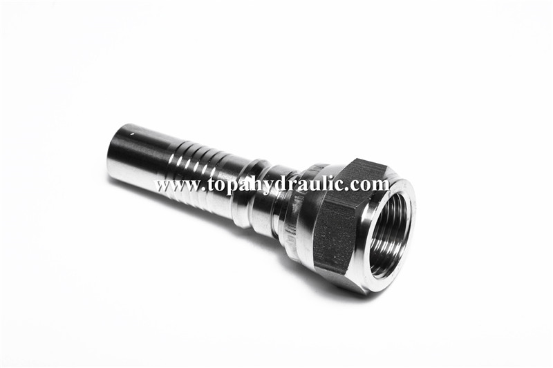 Copper flexible water hydraulic hose forged coupling fitting