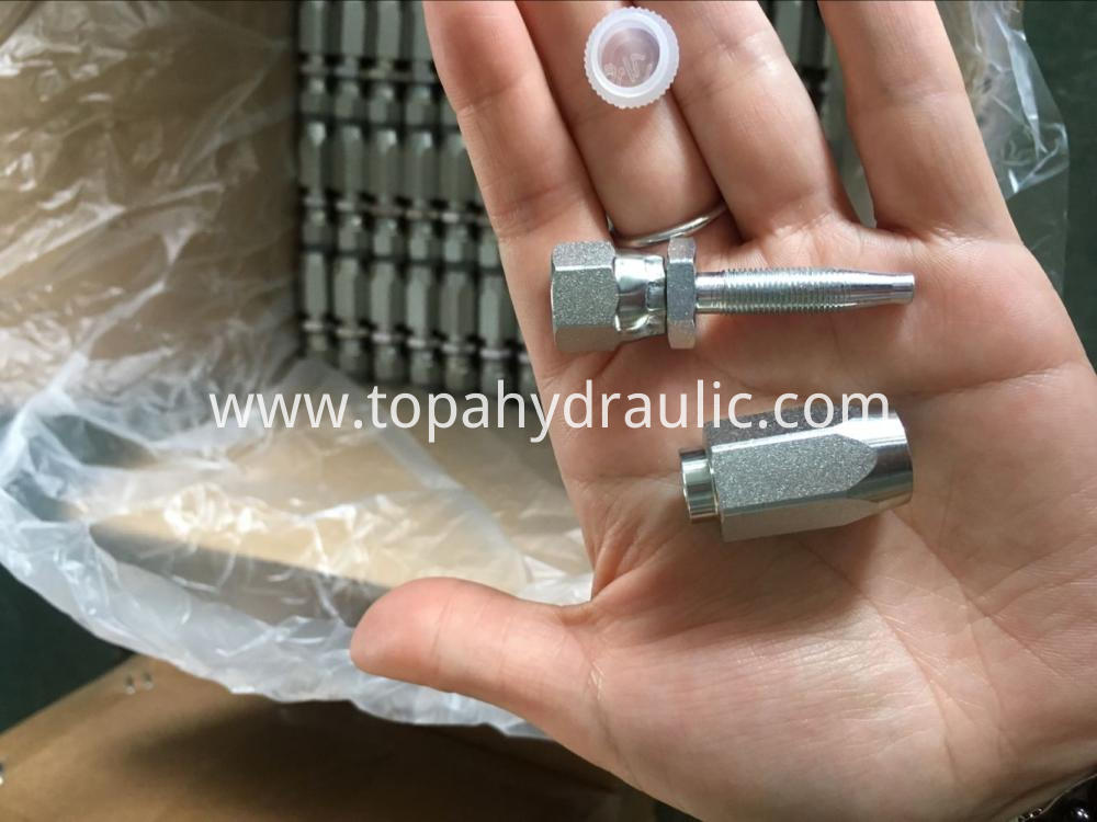 Pressure hydraulic fittings steel coupling hose connector