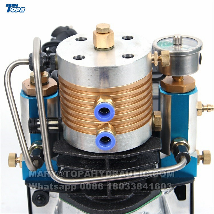 4500 psi high pressure electric 300 bar air compressor co2 filling machine