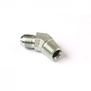1JT4 Male Elbow 1/2″ Bspp Sae To Jic Swivel Male 45°Hydraulic Hose Adapters