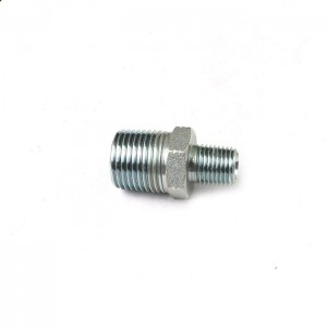 Straight Tube Coupling Joint Pipe Hydraulic Adapters Fittings Galvanized