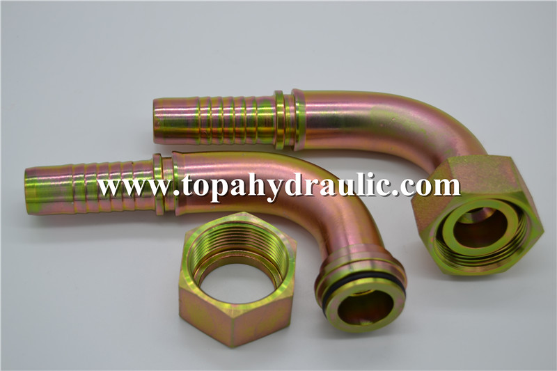 Metric hydraulic pneumatic hose brass parker fittings