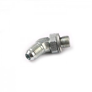 1J9 Captive Seal Straight Male To Male Jic Adapter For Brake Hydraulic Hose