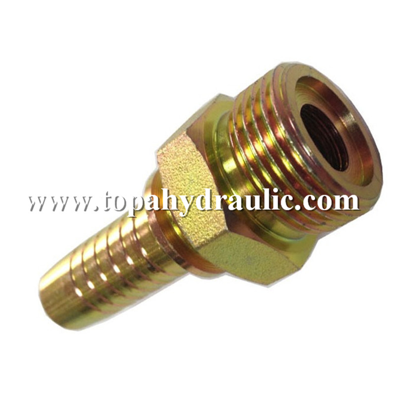 Hydraulic coupling faucet to hose adapter parker fittings