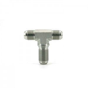 2605 male thread high pressure hydraulic pipe fitting stainless steel tee