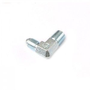 1JT9 90° Male 37 Degree Jic Thread Flare To Bspt Male Hydraulic Adapters