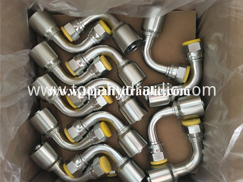 different types premade hydraulic hose couplings