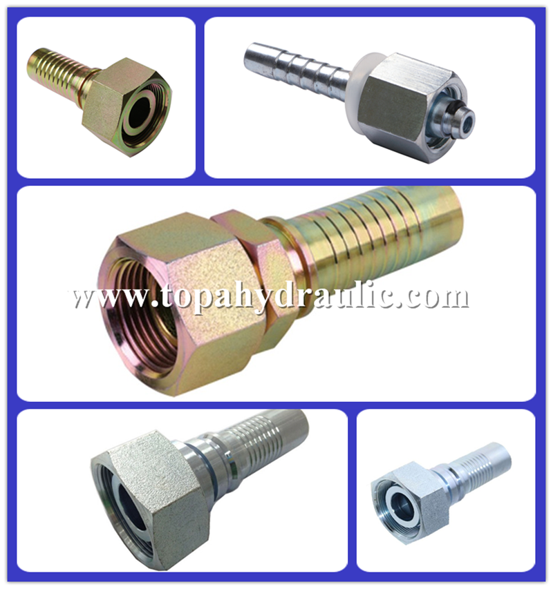 crimping Customized Bronze hydraulic tube fittings