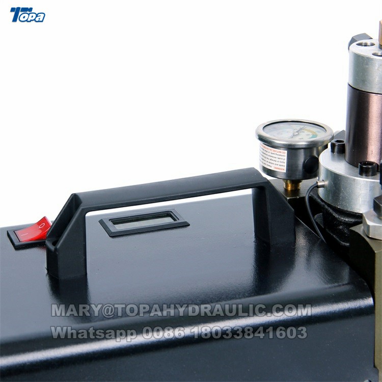 Mini pump pcp air rifle compressor for aluminum air tank