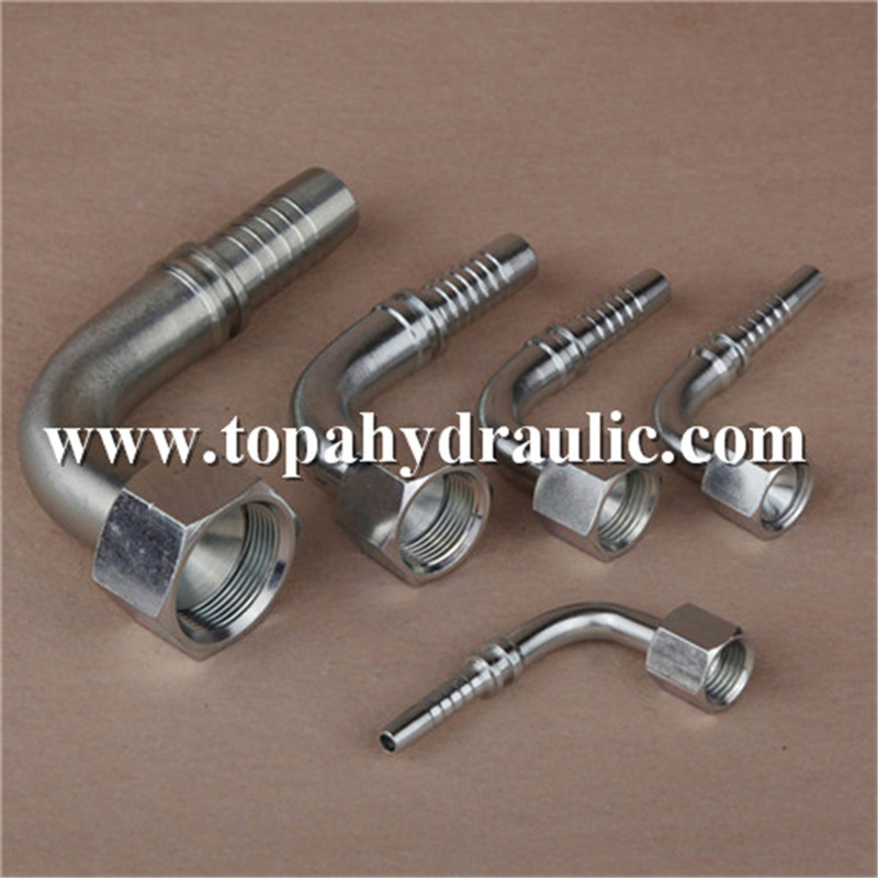 Hydraulic line oil hose connector fitting