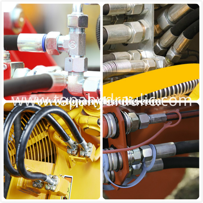 Italy rubber robust hydraulic hose fittings