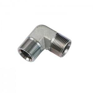 1B9 Bsp Male Hydraulic Connectors To 3/4″ Stainless Steel Bsp 90°Hose Adapters