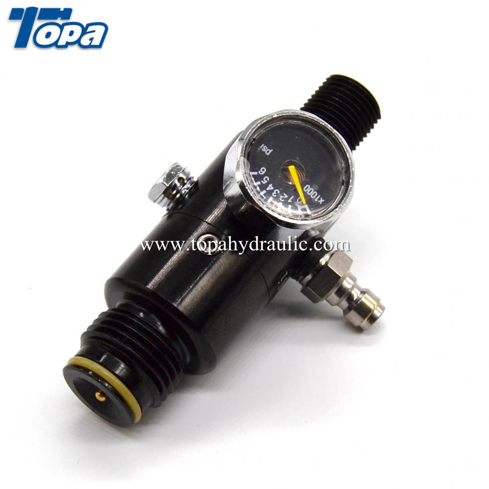 China Cheap price 500cc Airgun Airbottle - Co2 tank regulator paintball tank autococker regulator –  Topa