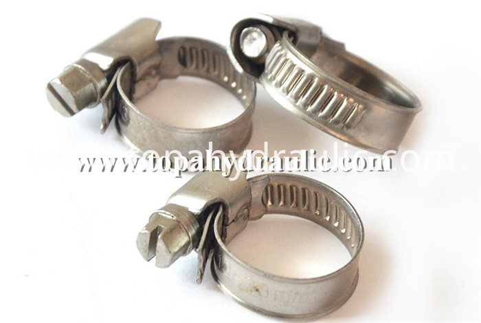stainless steel types of hose heavy duty clamp