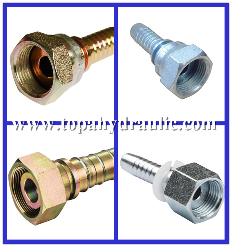 Stainless steel hydraulic hose end fittings