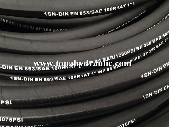High pressure stainless steel flexible rubber hydraulic hose