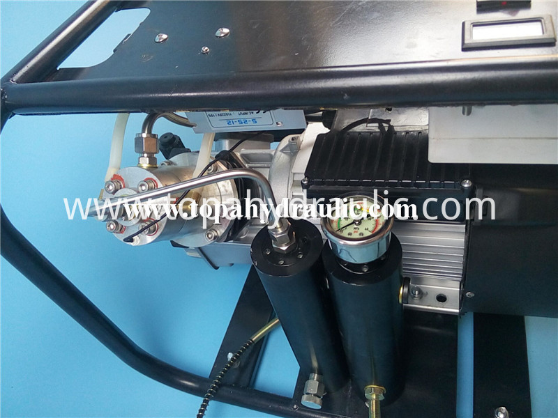 Mobile electric pcp high pressure compressor
